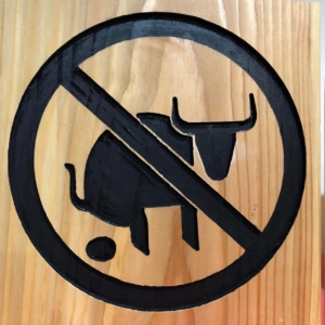 No bullshit sign
