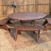Round Picnic Table Seats 8