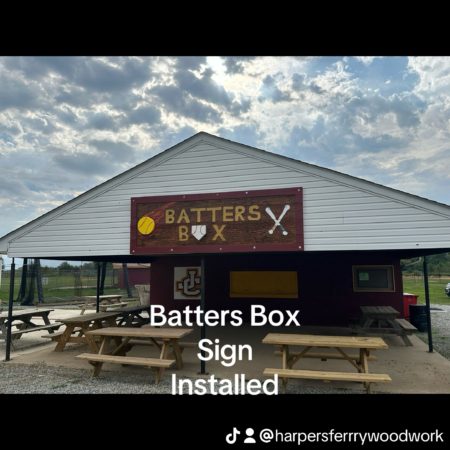 Batters Box Sign