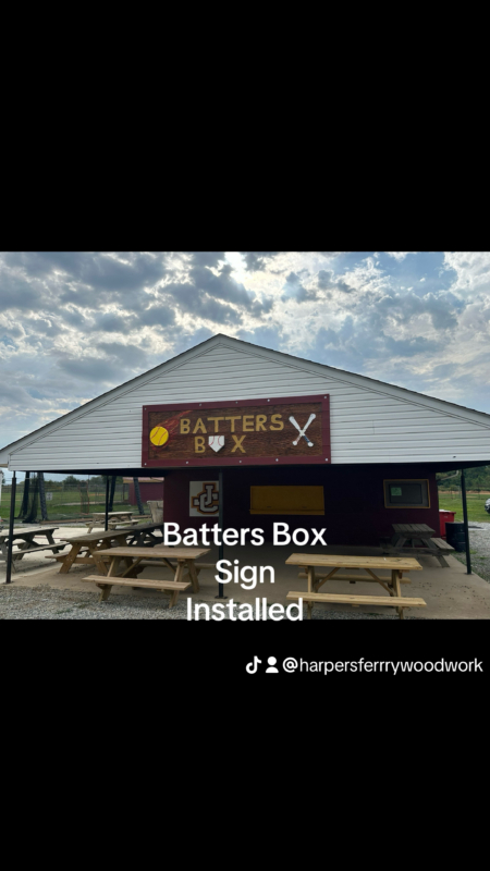 Batters Box Sign